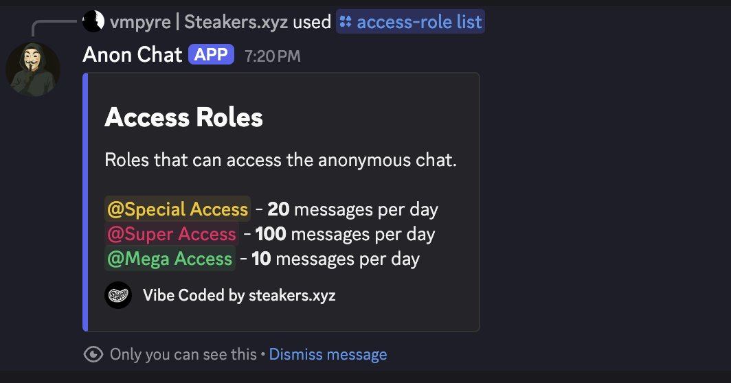 Role Gated Access